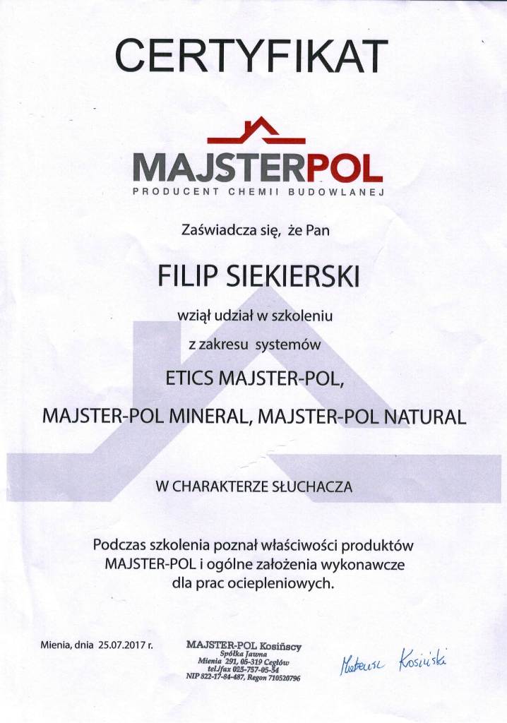 Systemy ociepleń budynków Majsterpol | Glazurmistrz.pl